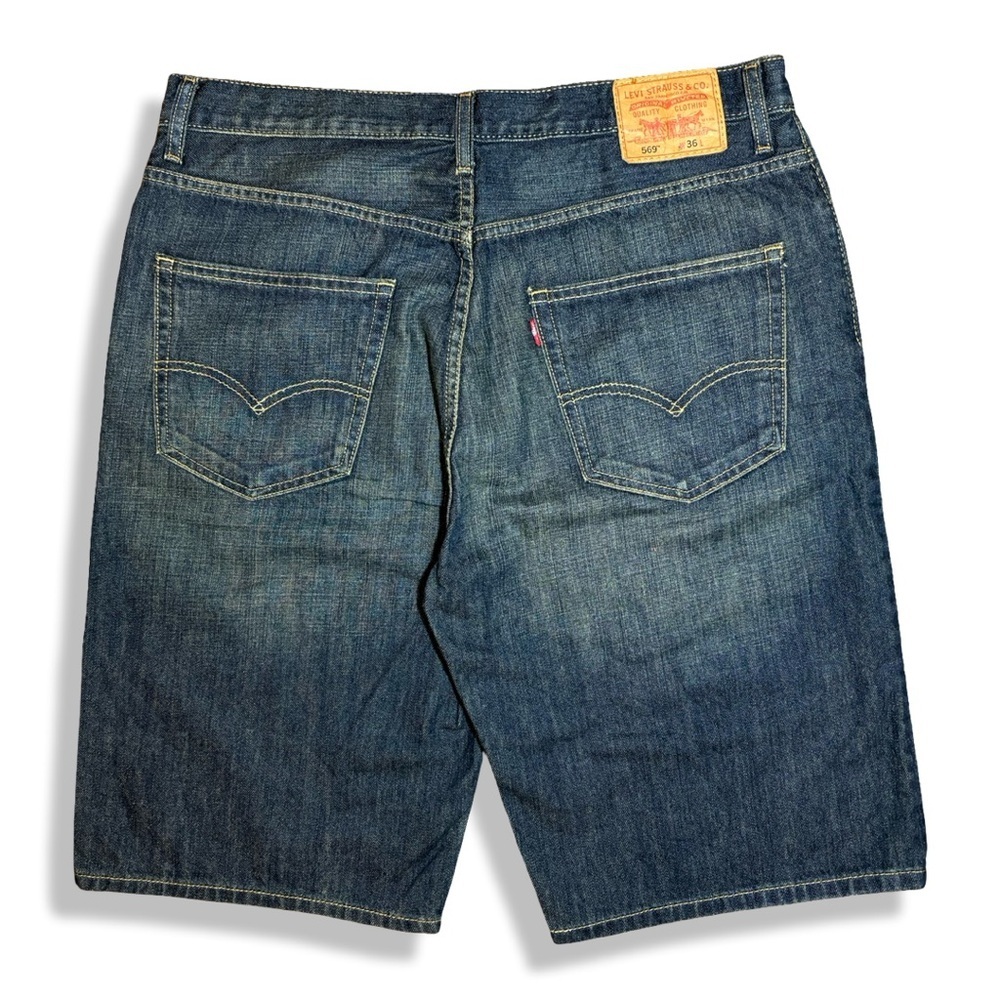 Levi's 569 Baggy Blue Denim Shorts / Jorts